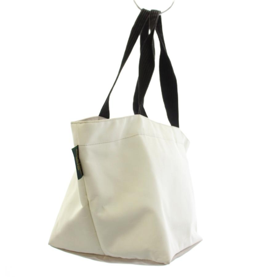 Hervé Chapelier トートバッグ ホワイト ブラック エルベシャプリエ Herve Chapelier トートバッグ ハンドバッグ