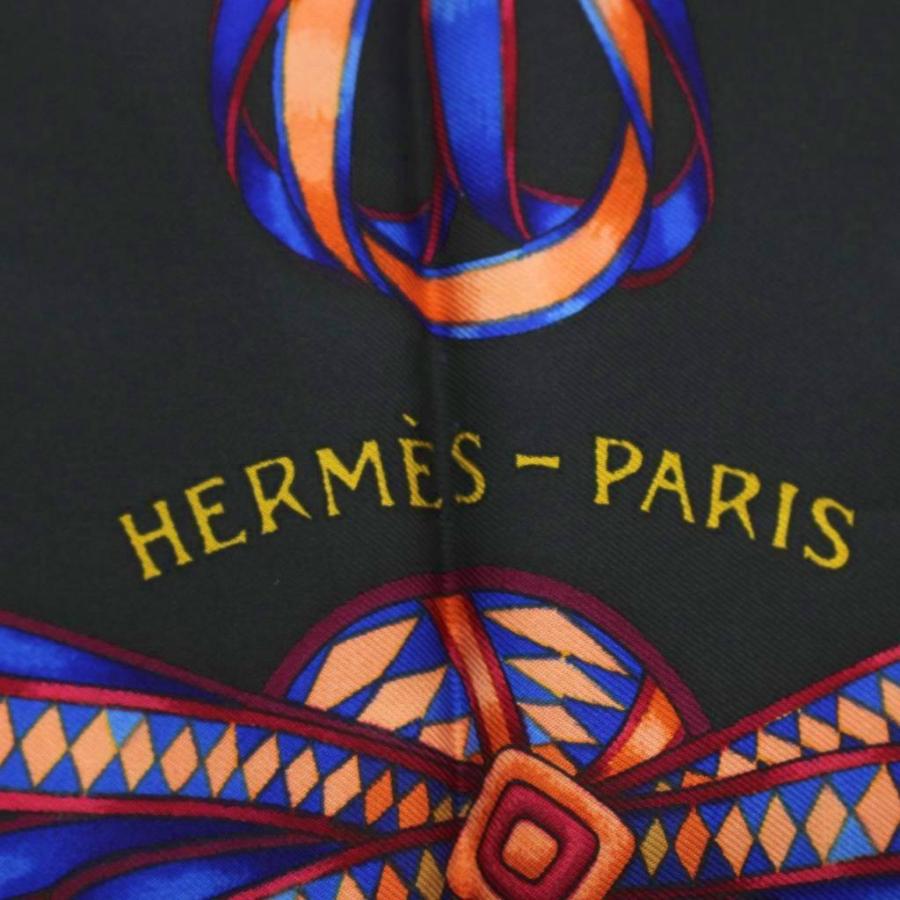 HERMES（エルメス） カレ 90 LES RUBANS DU CHEVAL スカーフ 大判 総柄
