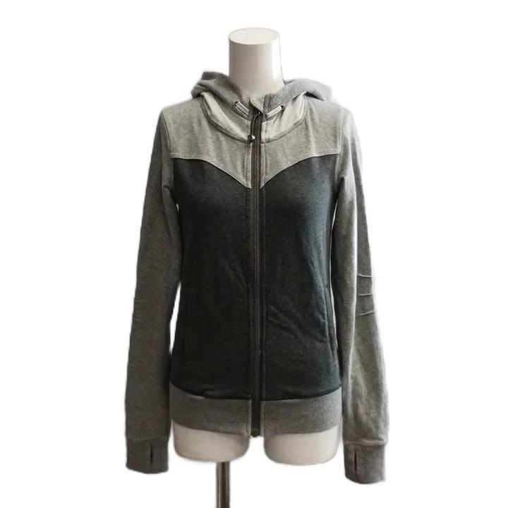 ルルレモン lululemon ジップアップパーカー ジャケット 上着 2 グレー