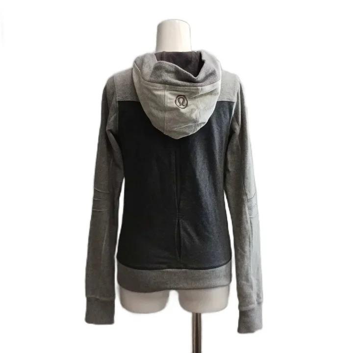 ルルレモン lululemon ジップアップパーカー ジャケット 上着 2 グレー
