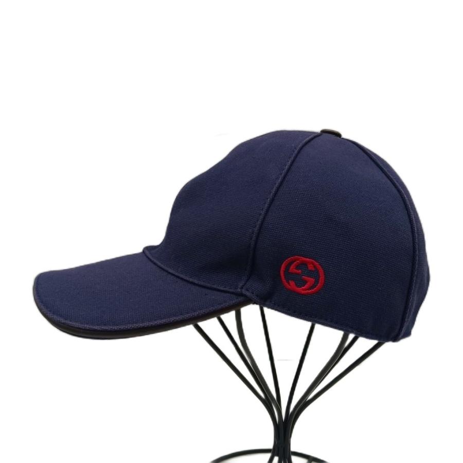 GUCCI（グッチ） インターロッキングG シェリーライン キャップ 帽子 M
