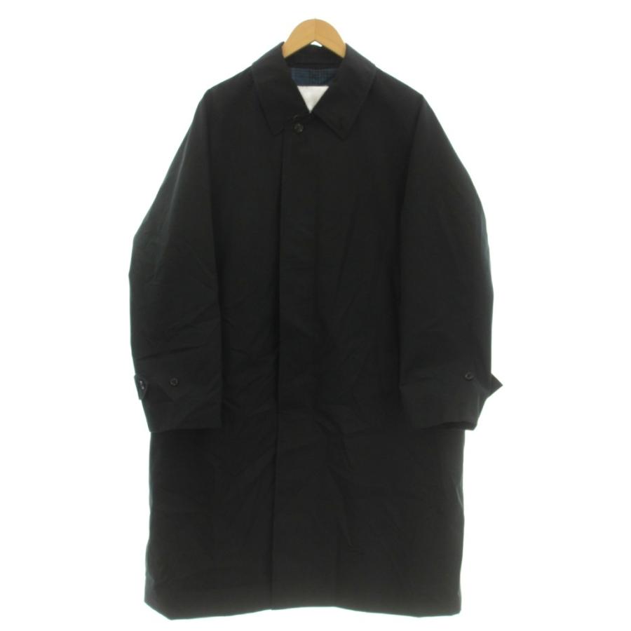 nanamica バルマカーンコート　ブラック　L サイズ　S25SB032 ナナミカ nanamica バルマカーンコート GORE-TEX ステンカラー ロング