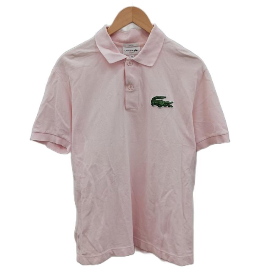 LACOSTE（ラコステ） ポロシャツ XS ピンク 無地 半袖 /LP メンズ