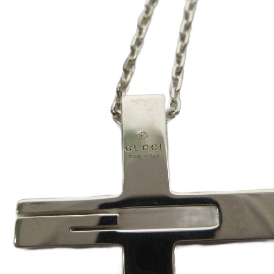 GUCCI（グッチ） GUCCI Gモチーフカットアウトクロスネックレス
