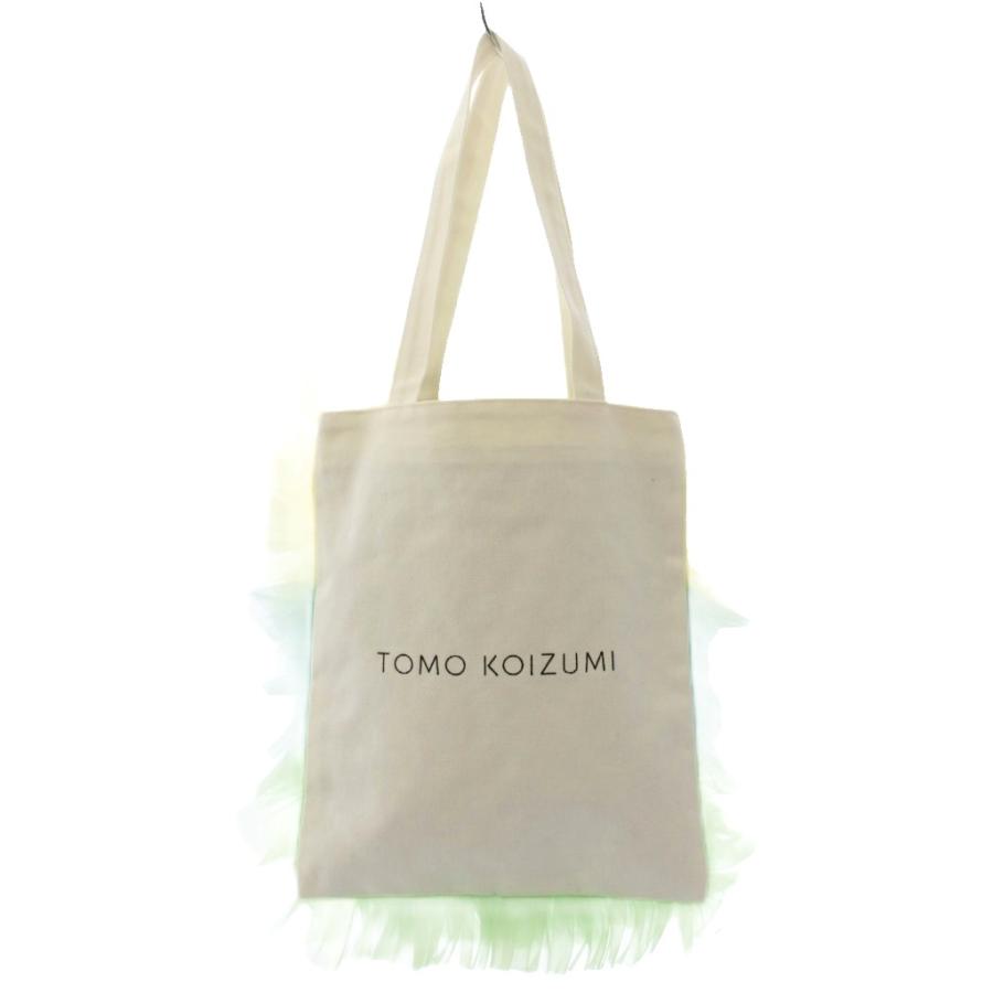 トモコイズミ　tomo koizumi チュールトートバッグ トモ コイズミ TOMO KOIZUMI チュールトートバッグ フリル マルチ