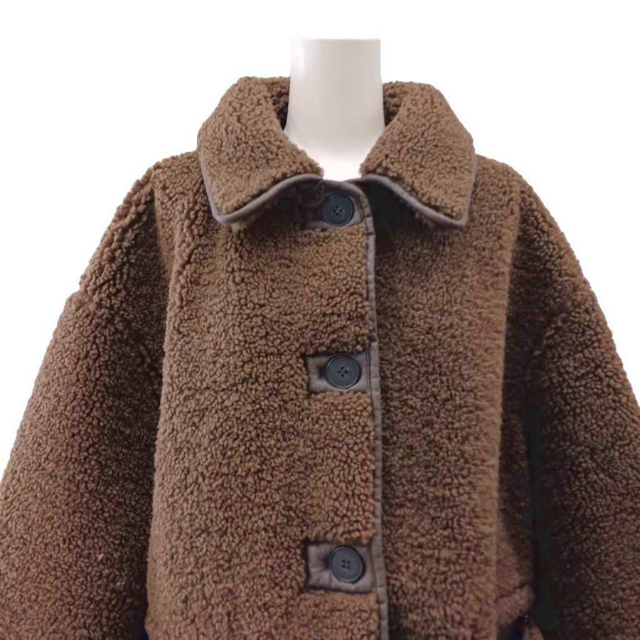 ZARA（ザラ） ボアジャケット リバーシブル フェイクレザー アウター L