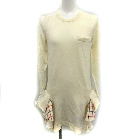 中古 サカイ Sacai ニット ワンピース ミニ フリル レース 長袖 1 アイボリー Ym D レディース ベクトル 古着 081 ブランド古着販売のベクトル 通販 Yahoo ショッピング