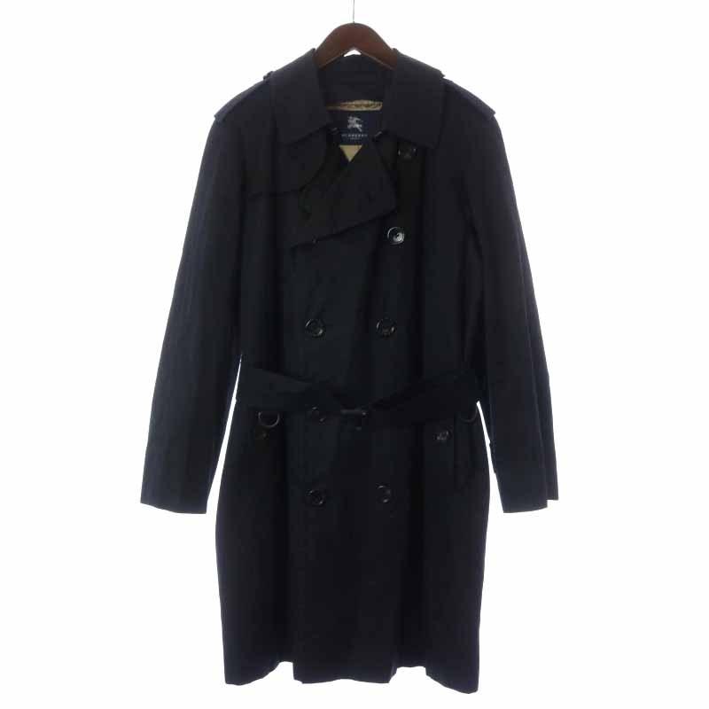 中古 バーバリー London ロンドン Burberry London トレンチコート ロング ベルト付き ベルト付き 裏地ノバチェック ブラック L ベクトル 古着 メンズ ブランド古着販売のベクトル ブラック 黒 081 Ec Ry30 即出荷