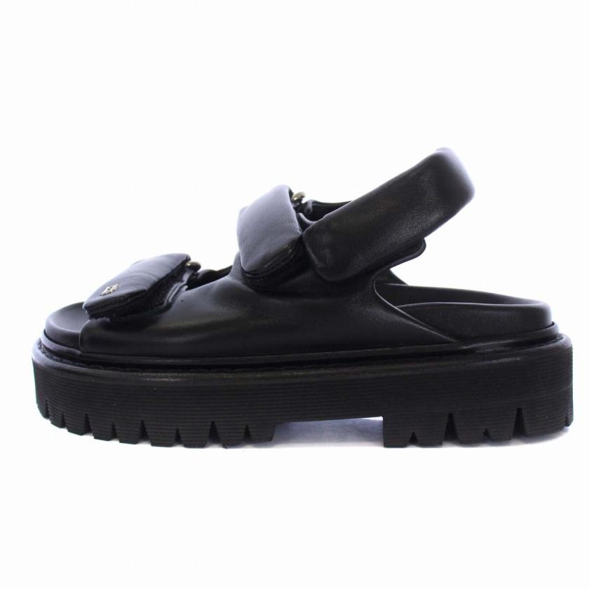 未使用品 ディースクエアード DSQUARED2 Flat Sandals サンダル 厚底 