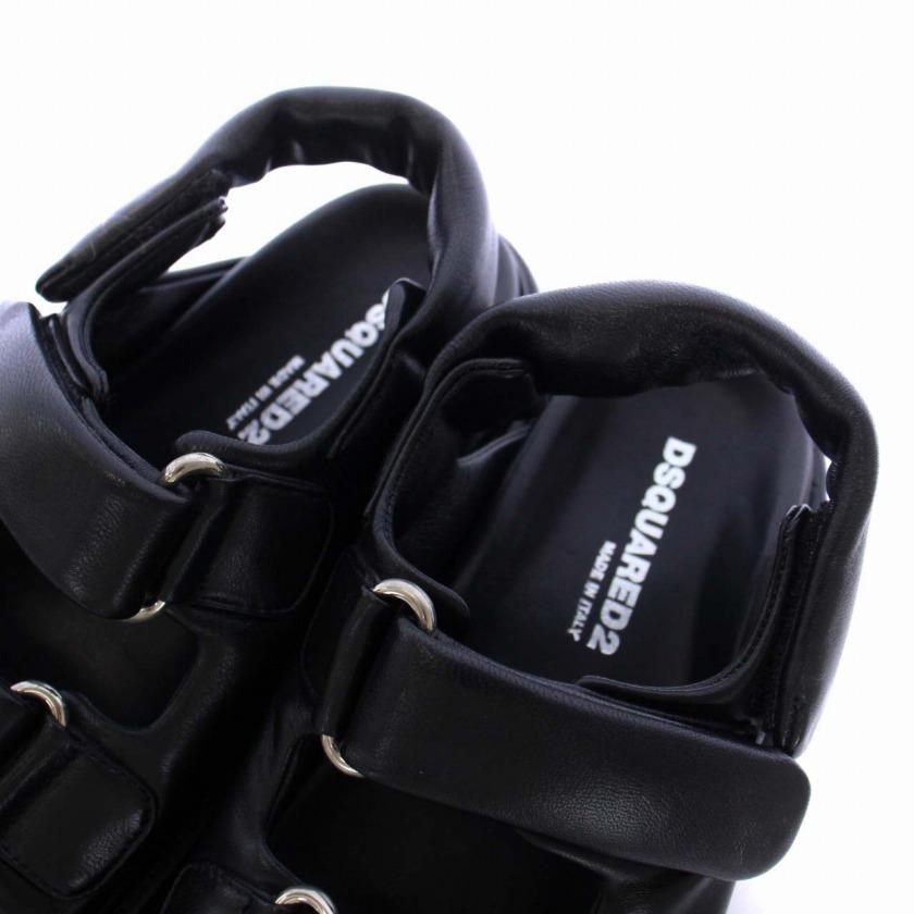 未使用品 ディースクエアード DSQUARED2 Flat Sandals サンダル 厚底 