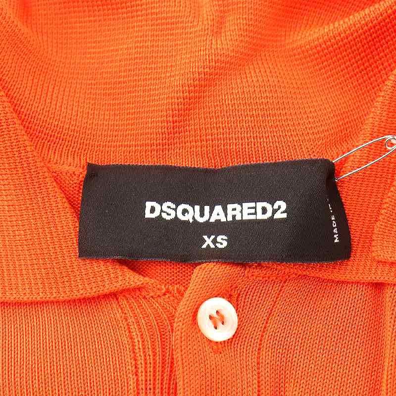 未使用品 ディースクエアード DSQUARED2 ポロシャツ 半袖 XS オレンジ /AN22 ■GY29 レディース｜vectorpremium｜04