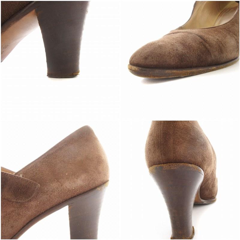 グッチ GUCCI パンプス アーモンドトゥ ストラップ ハイヒール 