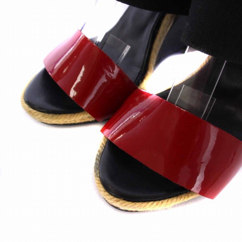 美品♡ピエールアルディ レザー ウェッジソール サンダル 38 24cm PIERRE HARDY - 美品♡ピエールアルディ レザー ウェッジソール