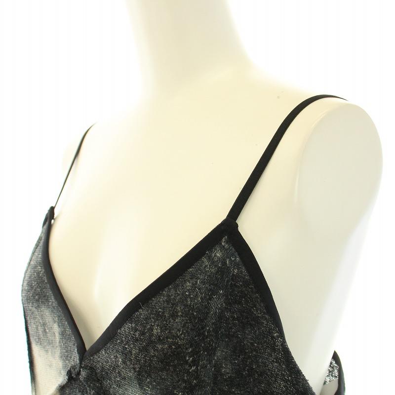パーバーズ Cut off Slip Dress カットオフスリップドレス キャミ 