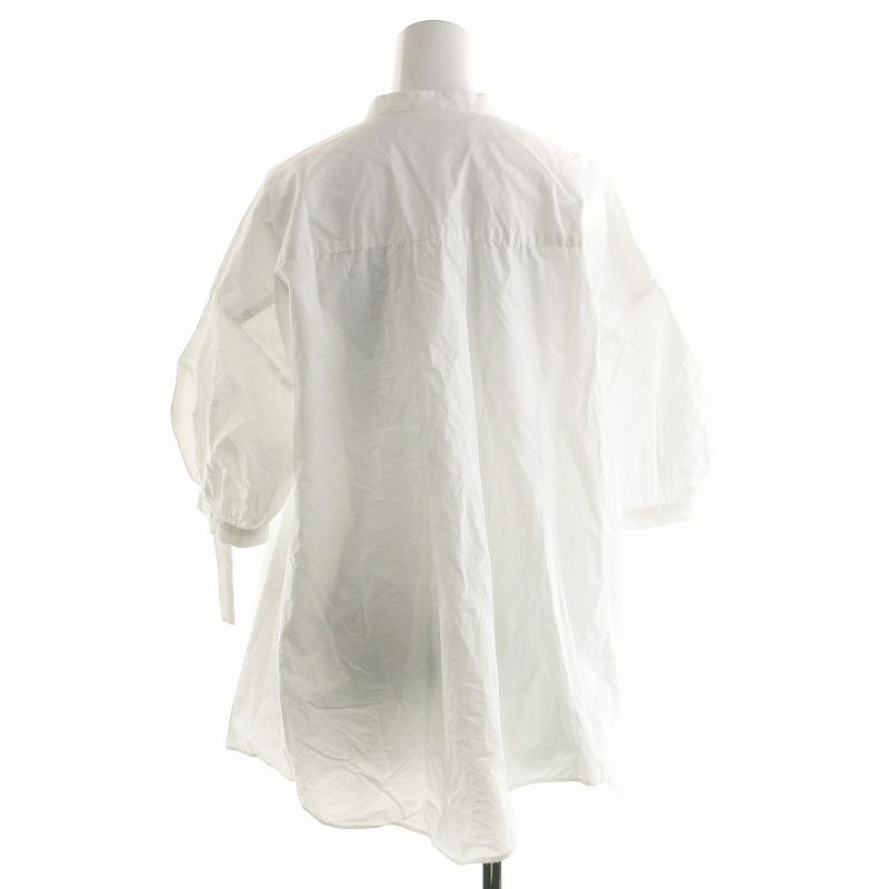 エンフォルド ENFOLD 24SS WAVE-HEM SHIRT シャツ ブラウス ボリューム 
