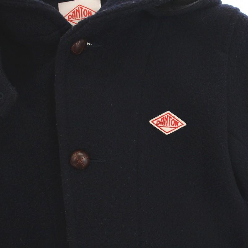 ダントン DANTON WOOL MOSSER ウールモッサ フード付きロングコート