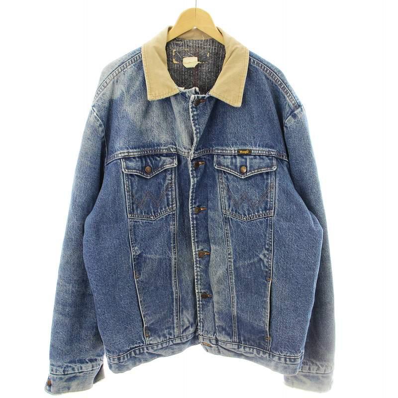 Wrangler デニムジャケット　裏地ブランケット　 コーデュロイ襟 ラングラー WRANGLER デニムジャケット ブランケットライナー