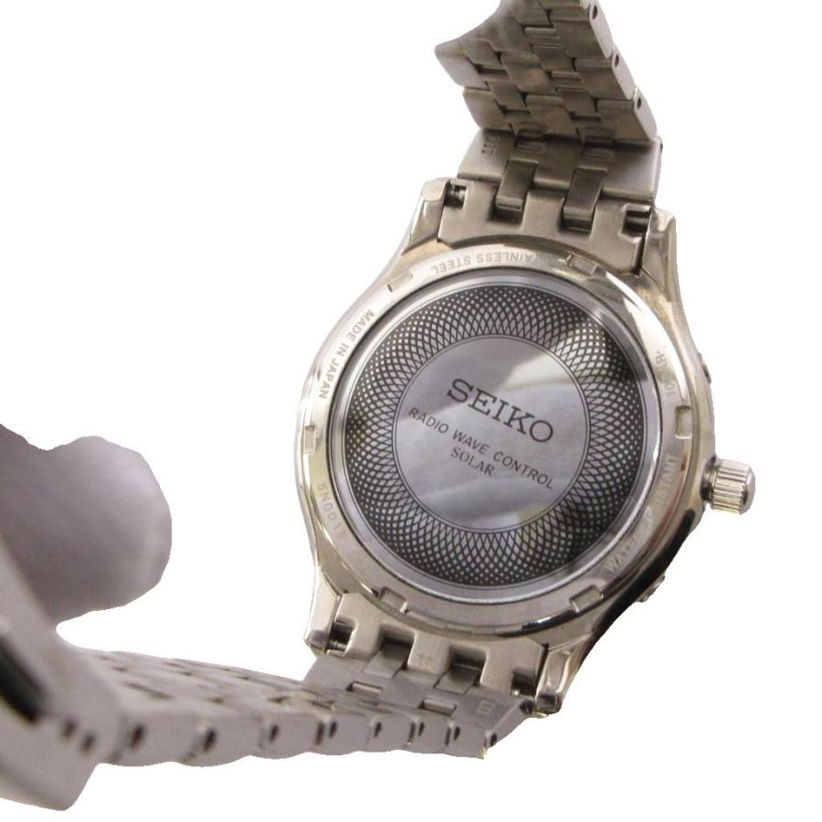 セイコー SEIKO DOLCE 腕時計 ソーラー電波 シルバーカラー 7B24-0AV0