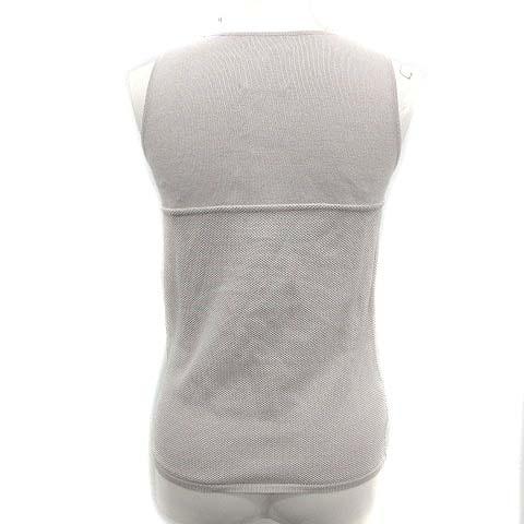 激安挑戦中中古 シャネル CHANEL メッシュ M カットソー ノースリーブ