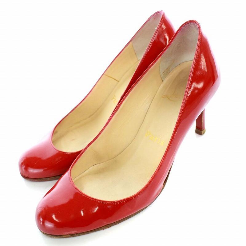 Christian Louboutin エナメルピンヒール-