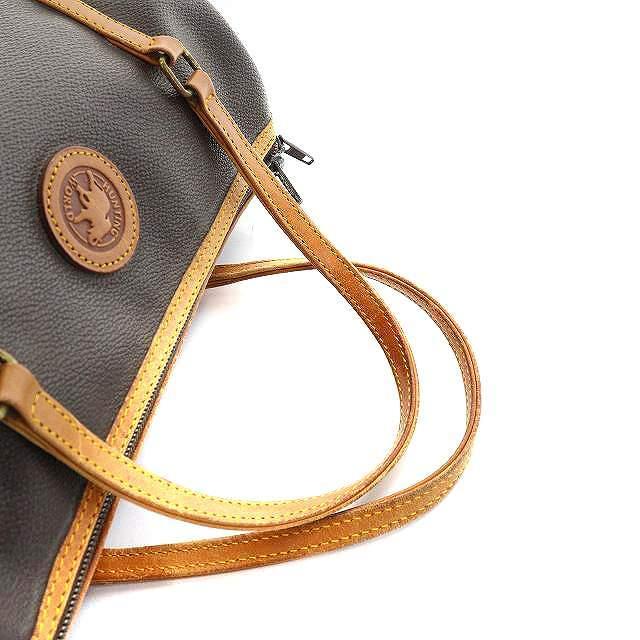 出産祝い ハンティングワールド ハンドバッグ ミニボストン レザー