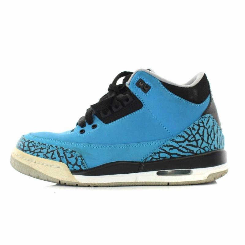 中古 ナイキ Nike エアジョーダン 3 レトロ ハイカットスニーカー シューズ 総柄切替 4y 23cm 青 黒 ブラック 406 レディース ベクトル 古着 081 ブランド古着販売のベクトル 通販 Yahoo ショッピング