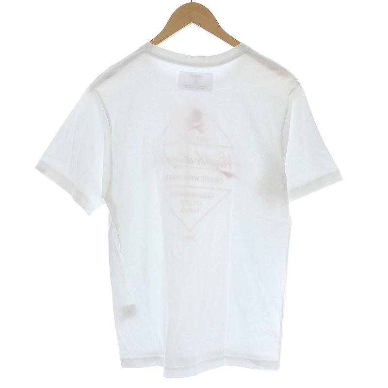 今季ブランド 中古 ネイバーフッド Neighborhood Tシャツ クルーネック プルオーバー 半袖 ロゴ スカル コットン M 白 ホワイト 赤 レッド ベクトル 古着 Organizacaosilveira Com Br