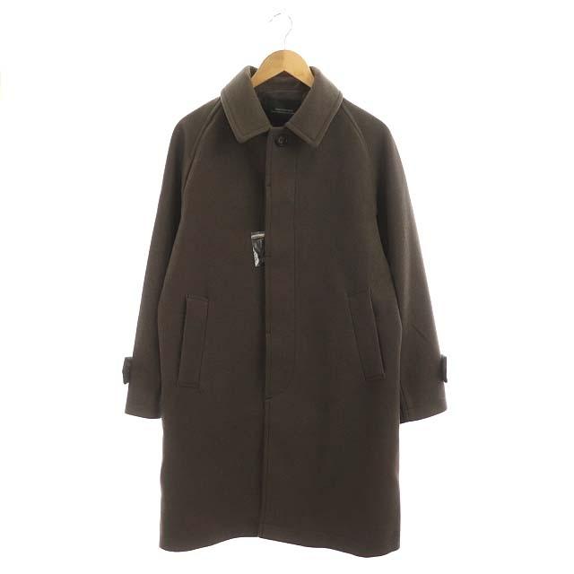 中古 ナノユニバース Nano Universe 21aw ステンカラーコート アウター ロング 比翼仕立て S ダークグレージュ Gy01 メンズ ベクトル 古着 081 ブランド古着販売のベクトル 通販 Yahoo ショッピング