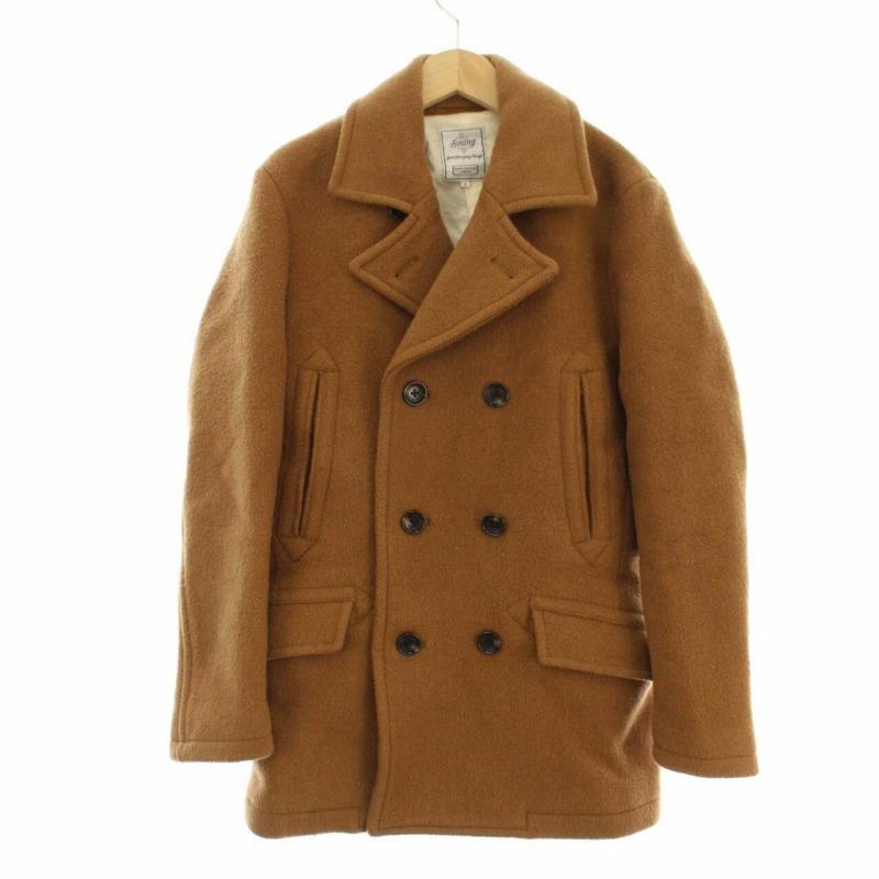 ビーミングバイビームス B Ming Life Store By Beams ピーコート Pコート ハーフ ウール アウター S キャメル Dk Gy06 メンズ 081 ブランド古着販売のベクトル 通販 Yahoo ショッピング