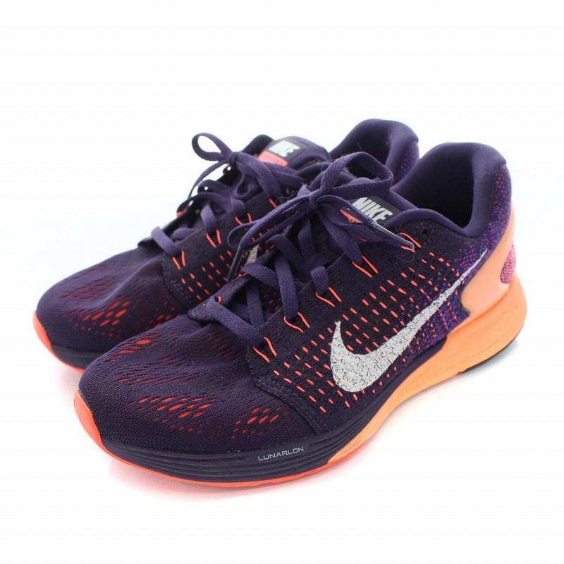 中古 ナイキ Nike ルナグライド 7 Lunarglide 7 スニーカー シューズ メッシュ ラバー Us6 5 23 5cm 紫 オレンジ 500 レディース ベクトル 古着 081 ブランド古着販売のベクトル 通販 Yahoo ショッピング