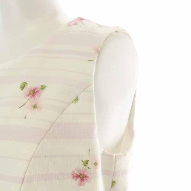 Debut De Fiore 刺繍花柄ノースリーブワンピース ピンク Www Yakamapower Com