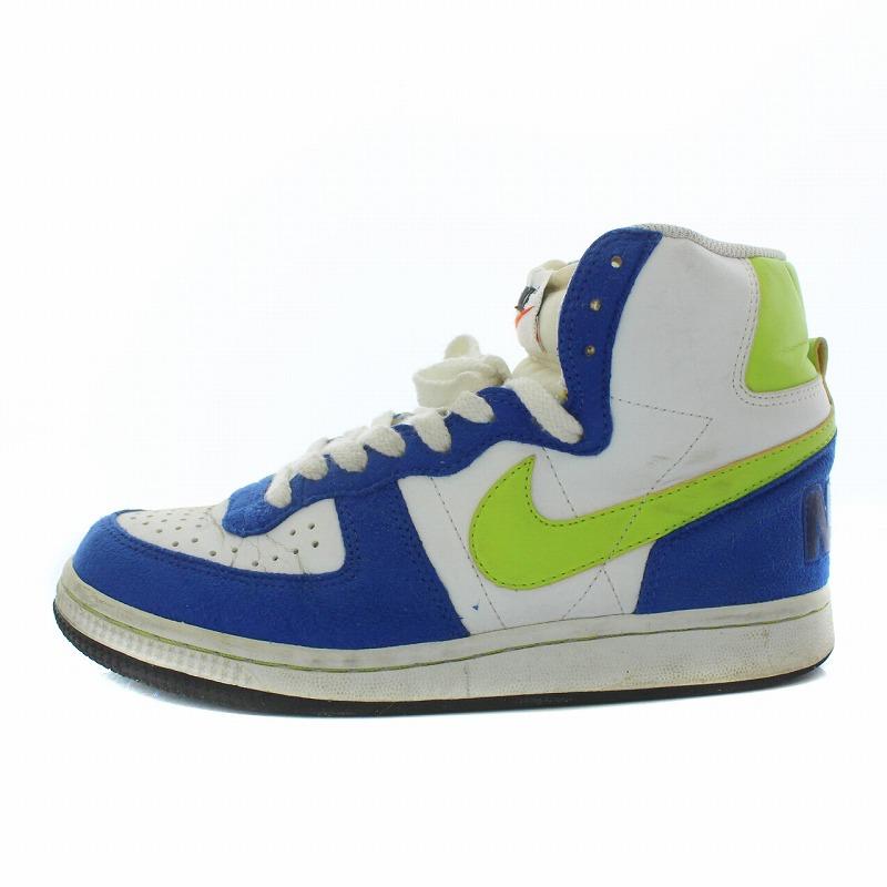 中古 ナイキ Nike ターミネーターハイベーシック シューズ スニーカー ハイカット レザー スエード 切替 23cm 青 ブルー 白 レディース ベクトル 古着 081 ブランド古着販売のベクトル 通販 Yahoo ショッピング
