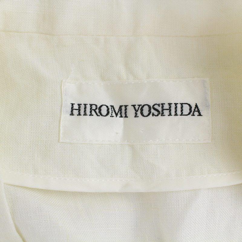 ファッションの HIROMI YOSHIDA［LL］ノーカラージャケット ジップ