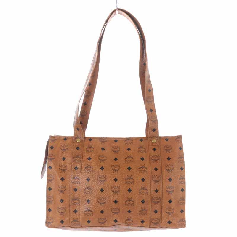 エムシーエム MCM トートバッグ ショルダーバッグ レザー ヴィセトス柄 エムシーエム MCM トートバッグ ショルダーバッグ レザー ヴィセトス柄