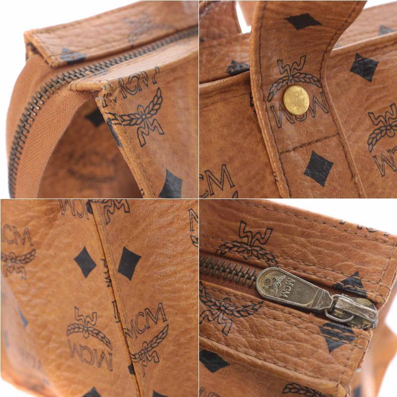 エムシーエム MCM トートバッグ ショルダーバッグ レザー ヴィセトス柄 エムシーエム MCM トートバッグ ショルダーバッグ レザー ヴィセトス柄