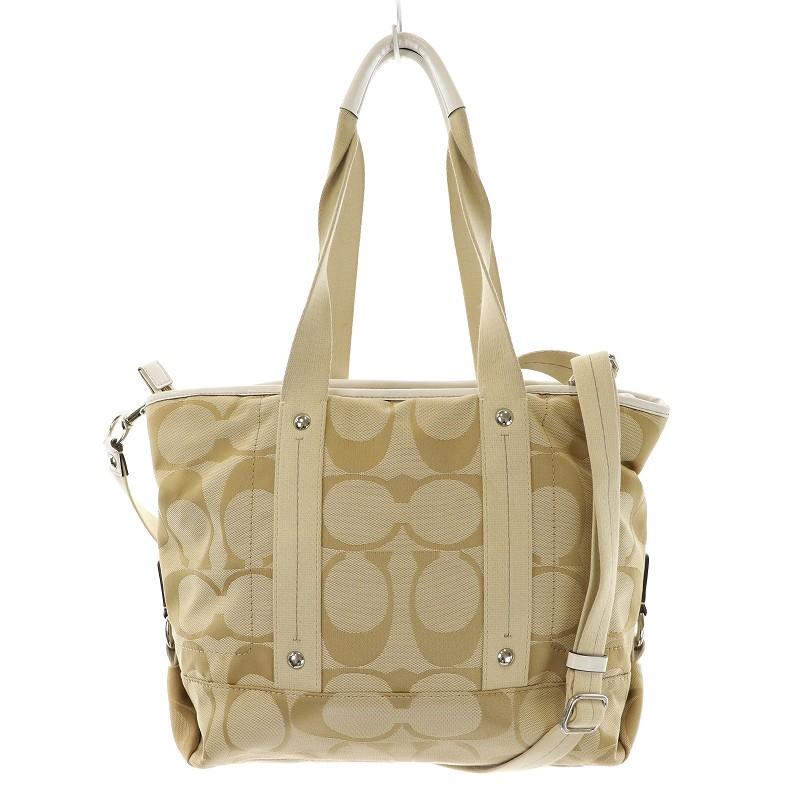 コーチ COACH シグネチャー トートバッグ ショルダーバッグ 2WAY