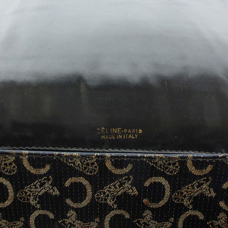 セリーヌ CELINE クラッチバッグ ポーチ Cマカダム柄 馬車 キャンバス