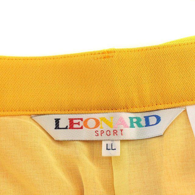レオナール LEONARD パンツ テーパードパンツ LL 黄色 イエロー /☆G