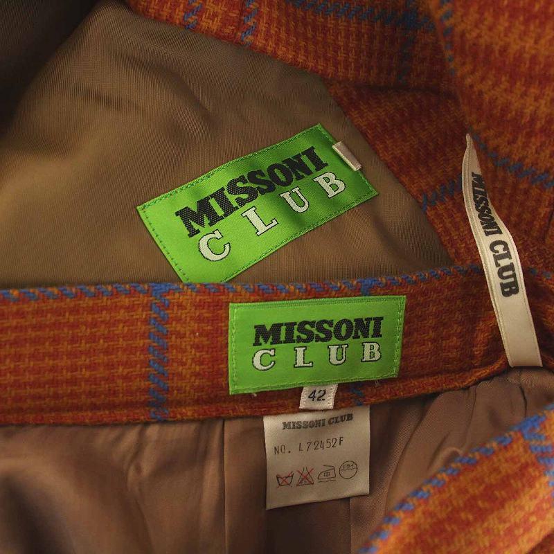 ミッソーニ MISSONI CLUB クラブ セットアップ 上下 ノーカラー