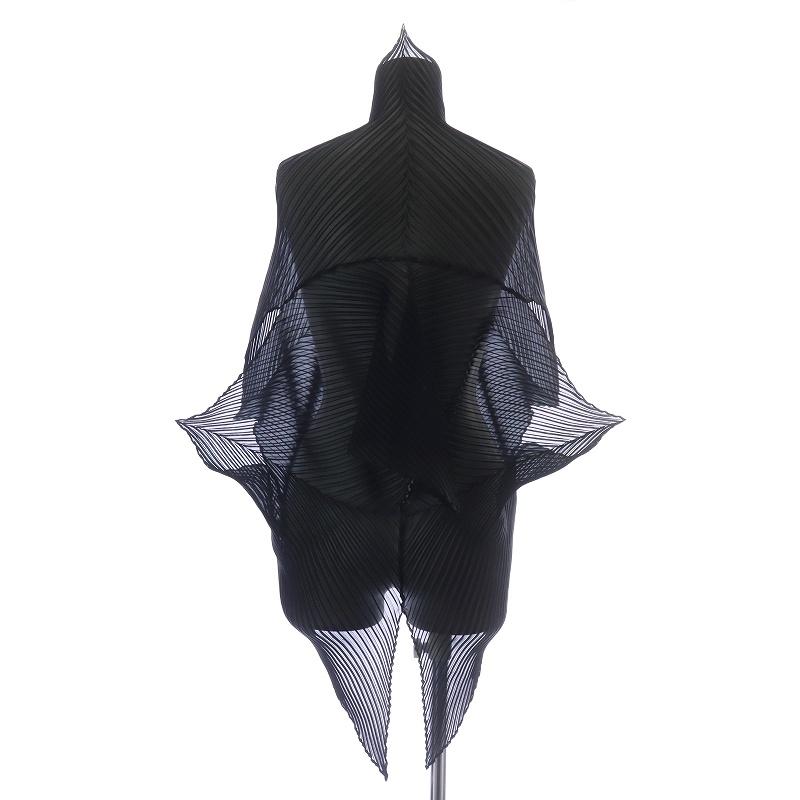 受注生産品】イッセイミヤケ ISSEY MIYAKE ブラウス シアー M FETE