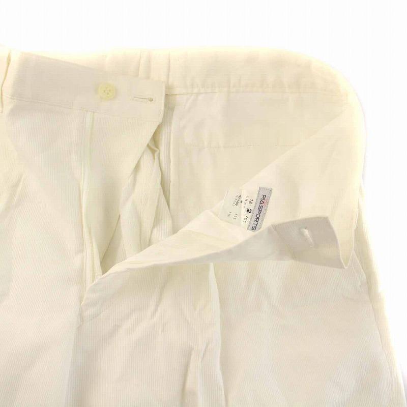 PIASPORTS ピアスポーツ パンツ スラックス 2 M 白 ホワイト /YM  