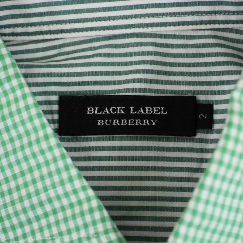 Burberry BLACK LABEL 七分袖ポロシャツ - ポロシャツ