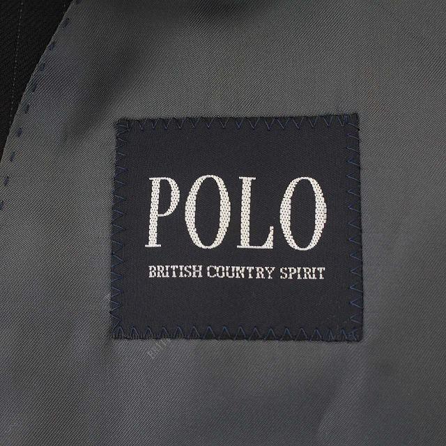 ポロ ビーシーエス POLO BRITISH COUNTRY SPIRIT テーラードジャケット ストライプ L相当 黒｜vectorpremium｜03