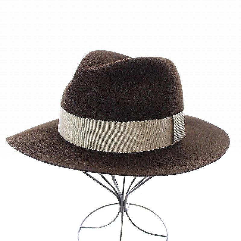 未使用品 メゾンクルール MAISON COULEUR portugal fur hat ハット 
