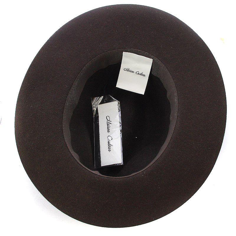未使用品 メゾンクルール MAISON COULEUR portugal fur hat ハット 
