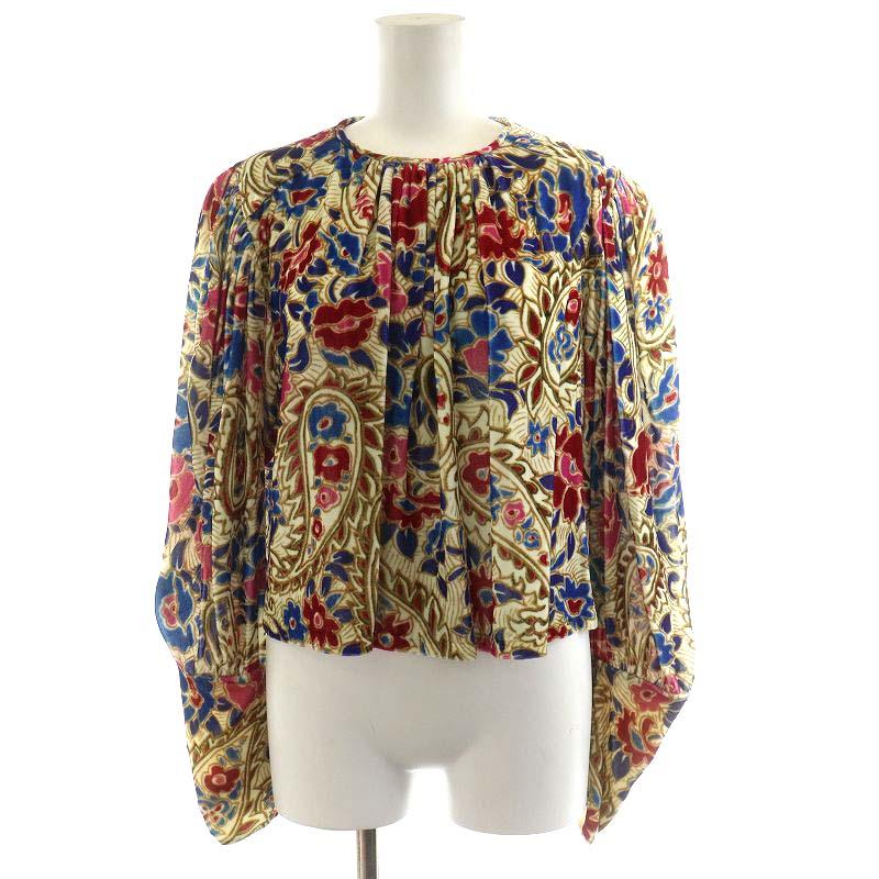 未使用品 イザベルマラン ISABEL MARANT シャツ ブラウス 長袖 ベロア 