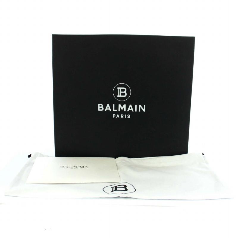 バルマン BALMAIN B-Bold high-top sneakers ソックススニーカー 厚底 40 25cm 黒 ブラック UM1C229T /KH メンズ｜vectorpremium｜08