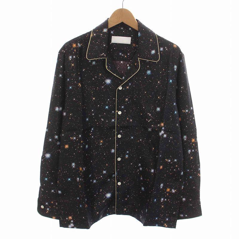 UNUSED - ネオンサイン ジップシャツ  専用 ネオン サイン プリント シャツ | GUGU