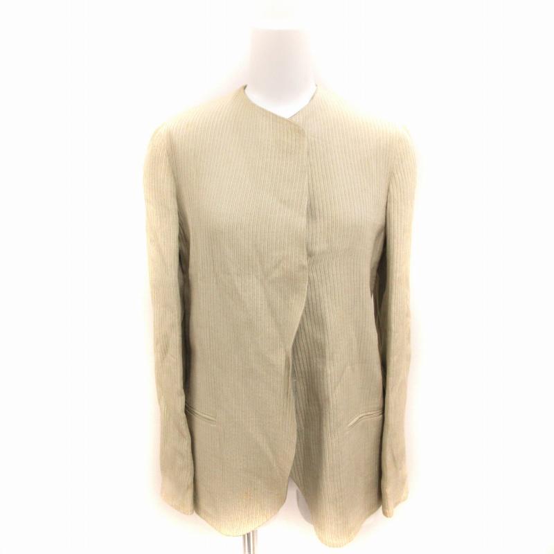 Giorgio Armani ボタン付きカーディガン ベージュ/グレー　xl Giorgio Armani ボタン付きカーディガン ベージュ/グレーxl