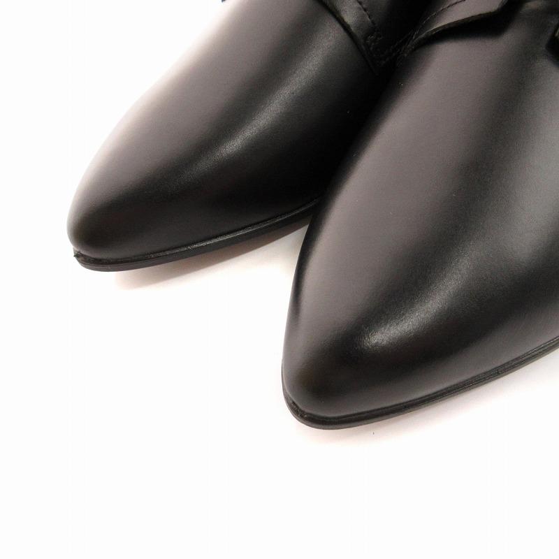 未使用品 エコー ecco ビジネスシューズ レザー 靴 ポインテッドトゥ 